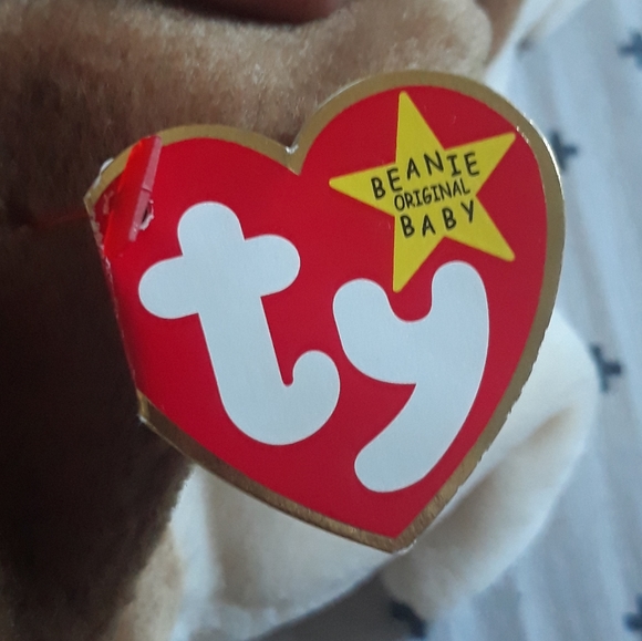 Tracker Beanie Baby Plush Plushie Basset Hound Dog Toy Stuffed Animal valentine - Picture 3 of 6